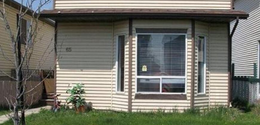 65 Martindale Court NE, Calgary AB, Available December 1