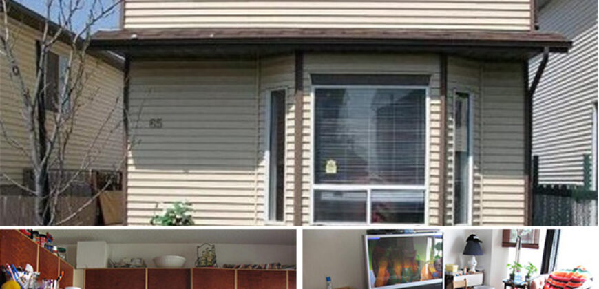 65 Martindale Court NE, Calgary AB, Available December 1